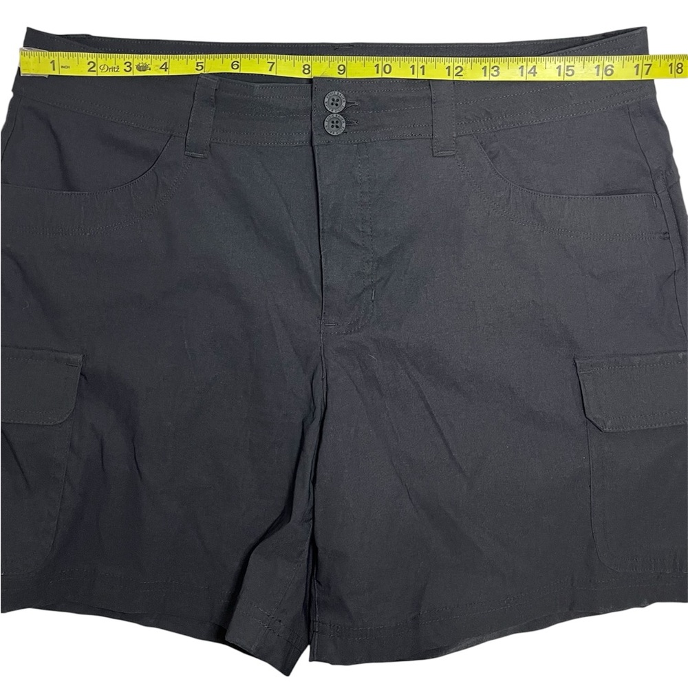 Eddie Bauer Summer Trail Black Shorts Size 12 Outdoor Hiking - Picture 8 of 9
